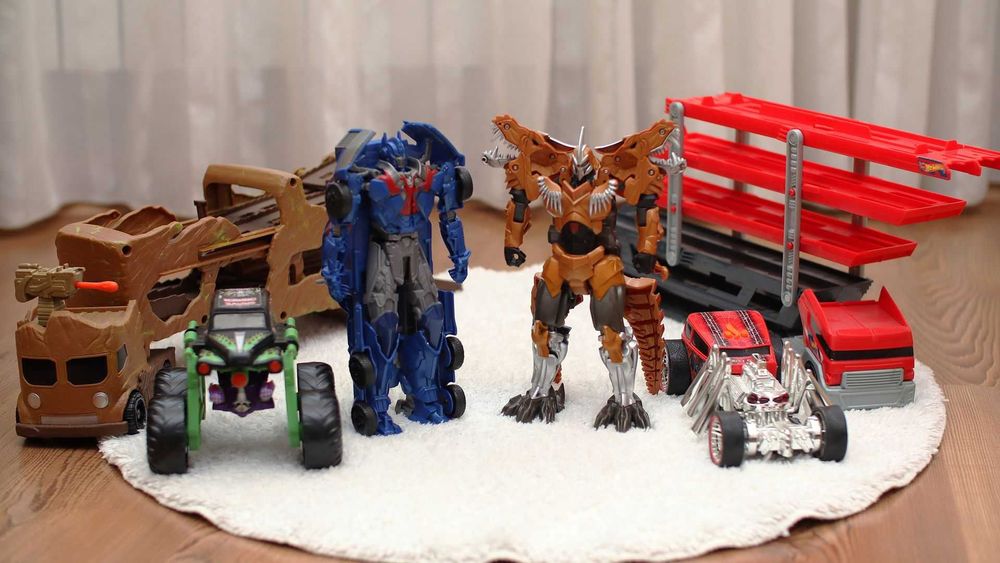 Пакет-набір лот трансформери автовози машинки Hasbro, Hot Wheels