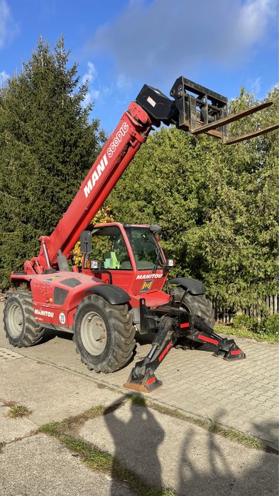 Ładowarka teleskopowa manitou MT1233S 12M widły+ łyżka+ kosz
