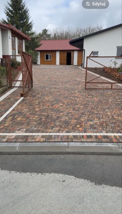 Układanie kostki brukowej