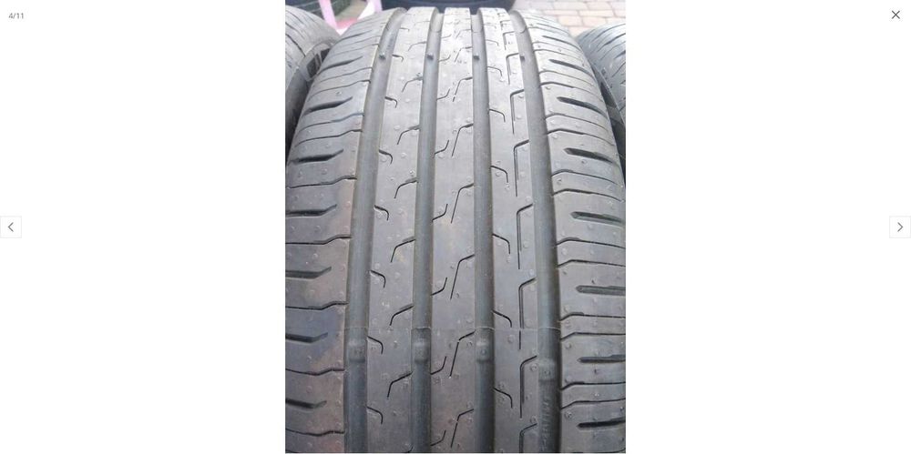 4x nowe opony letnie Continental EcoContact 6 215/55 R17