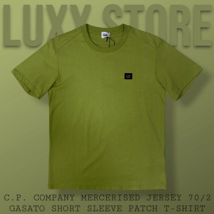 Футболка C.P. Company Jersey Patch  Logo (C P, CP, сипикомпани)