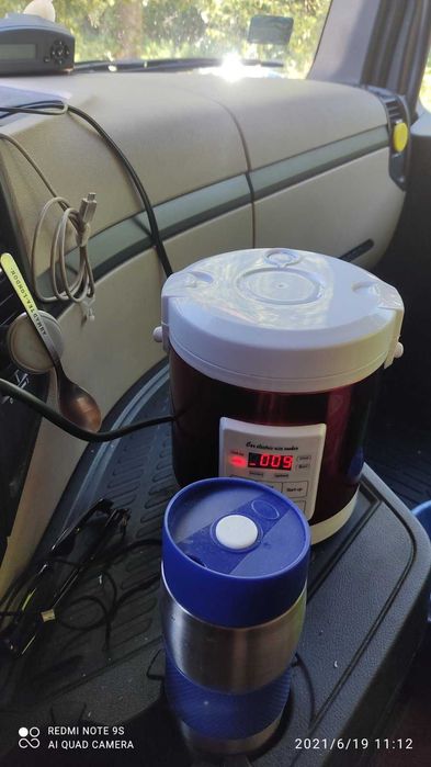 Мультиварка автомобільна 12-24-220 вольт - Інструкція та панель на укр