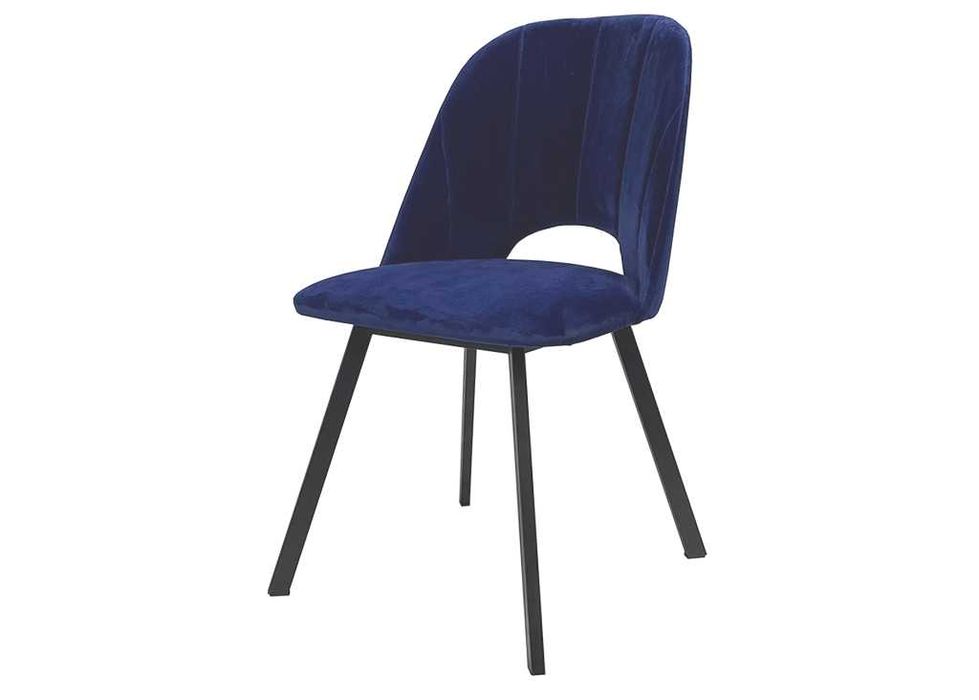 Krzesło tapicerowane Maja 2 nogi metal Krzesło Loft, do Salonu jadalni