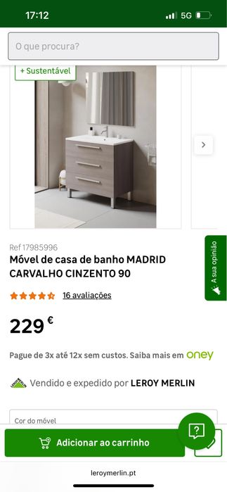 Movel Casa banho Novo 90cm x46