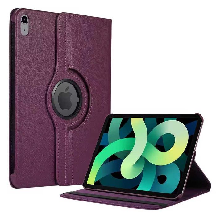 ETUI Apple iPad 10 Gen 2022 10.9 obrotowe 360 Pokrowiec fioletowy