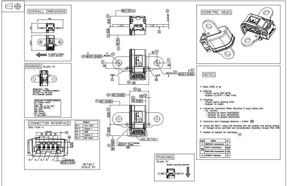 Датчик холла HSNBV D09