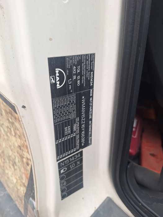 Sprzedam  Man Tgl  12.180 wywrotka  z HDS