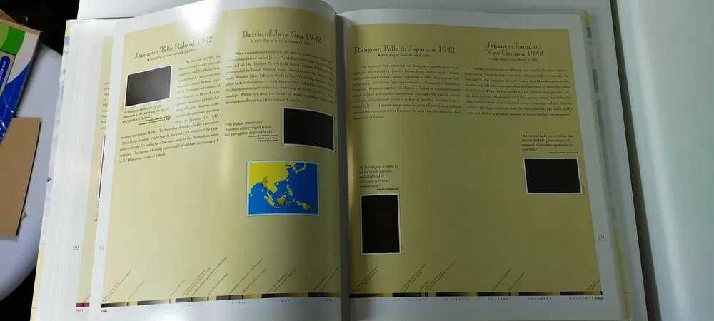 Coleção Filatélica Events of World War II in Stamps Segunda Guerra