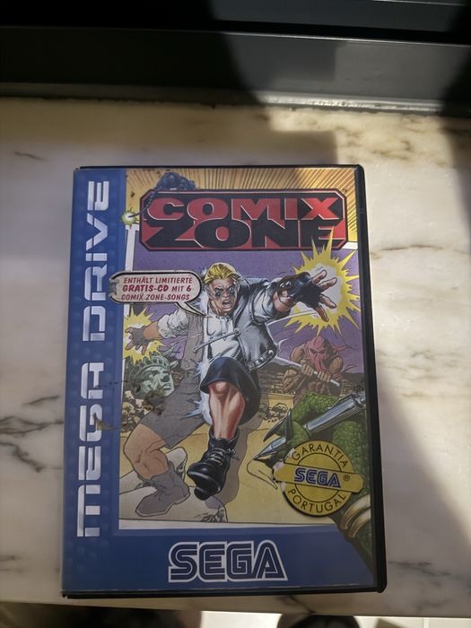 Comix zone Megadrive Pal Selo Sega Portugal