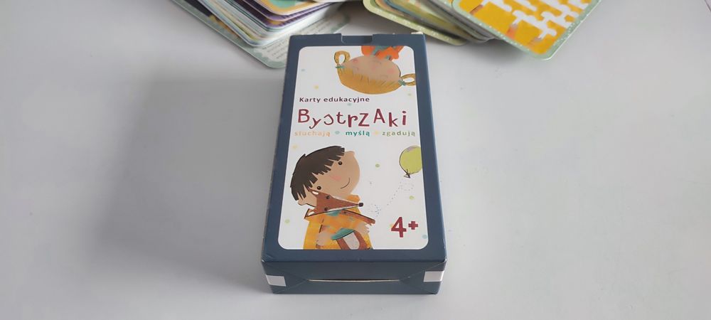 Bystrzaki karty edukacyjne 4+