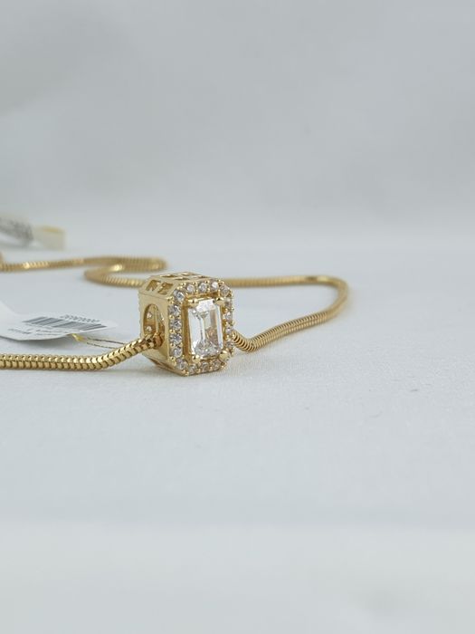 Złota zawieszka charms nowa idealna na łańcuszek i bransoletkę 585