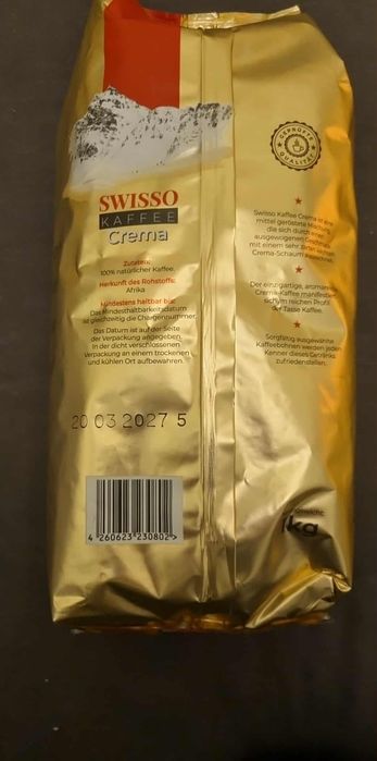 Kawa ziarnista Swisso Kaffee Crema