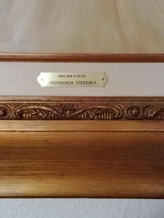 Pintura a óleo pela pintora Fernanda Teixeira.