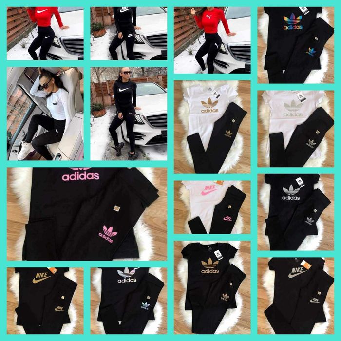 Komplety damskie z leginsami