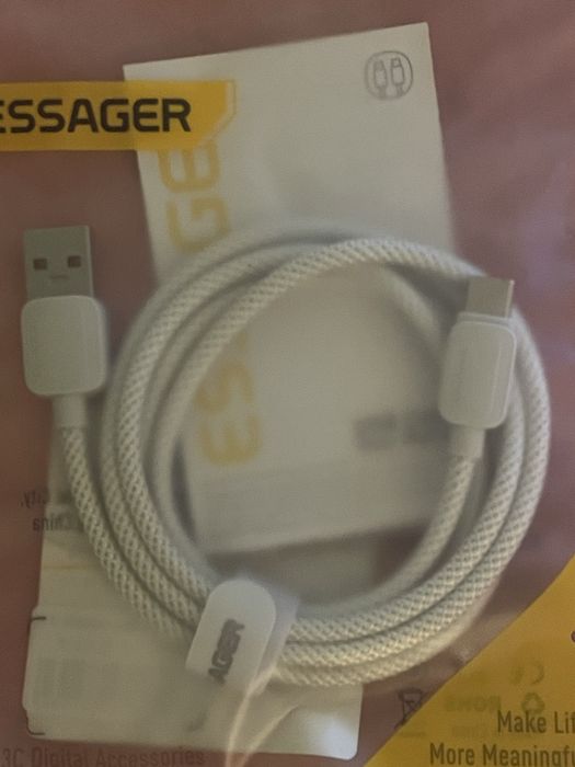 Kabel PD3.0/QC 4.0/SFC Essager 1m/7A 100W usb do usb-c