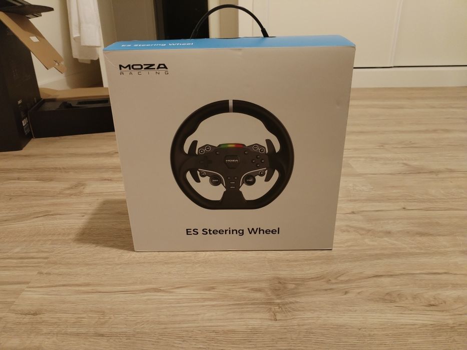 Bundle Moza R9 Com Volante ES e pedais SRP Loadcell com garantia