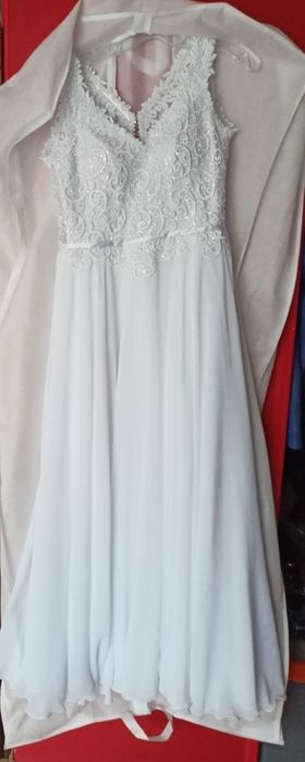 Suknia ślubna 38/40 + welon