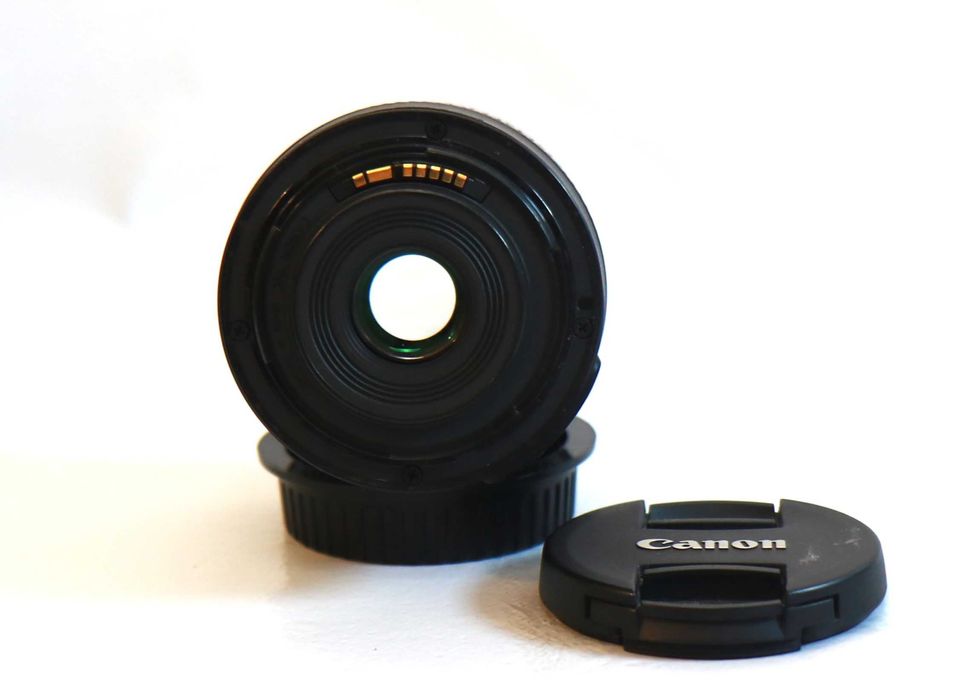 Lente Canon 18-55mm STM objetiva em bom estado
