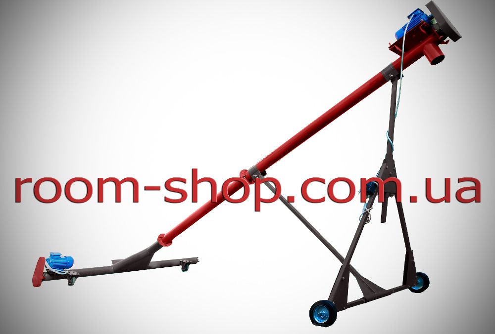 Шнековый погрузчик, шнек, транспортер, зерна, комбикорма, семечки, сои