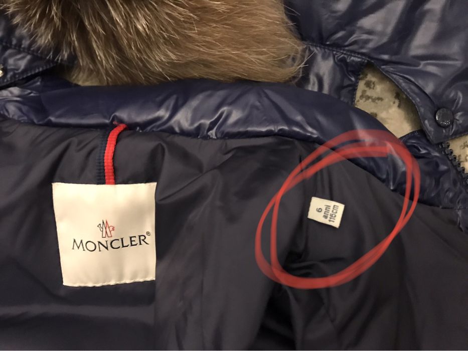 Moncler курточка та комбінезон (оригінал, див. QR-код) на зріст 116см