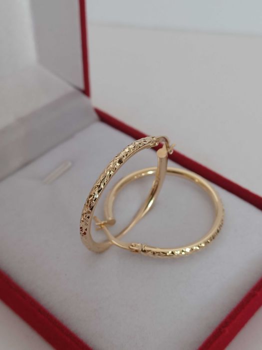 Kolczyki złote 14 karat próba 585