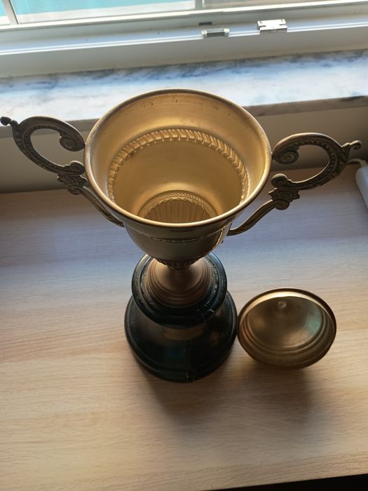 troféu taça de concurso de pesca desportiva dos anos 60
