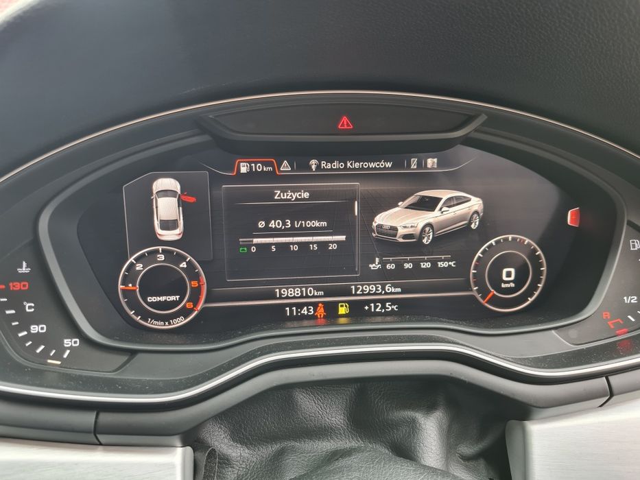 Audi A4 s4 b9 a5 s5 8w Q5 SQ5 80A virtual cocpit wirtual licznik zegar
