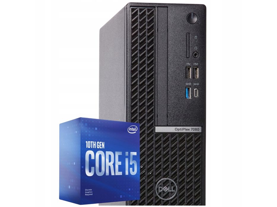 komputer stacjonarny dell optiplex 7080 sff i5 10gen 512ssd 16gb win11