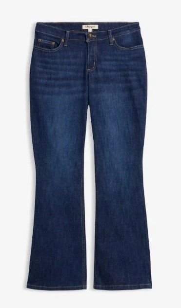 B.P.C spodnie bootcut ciemny jeans 44.