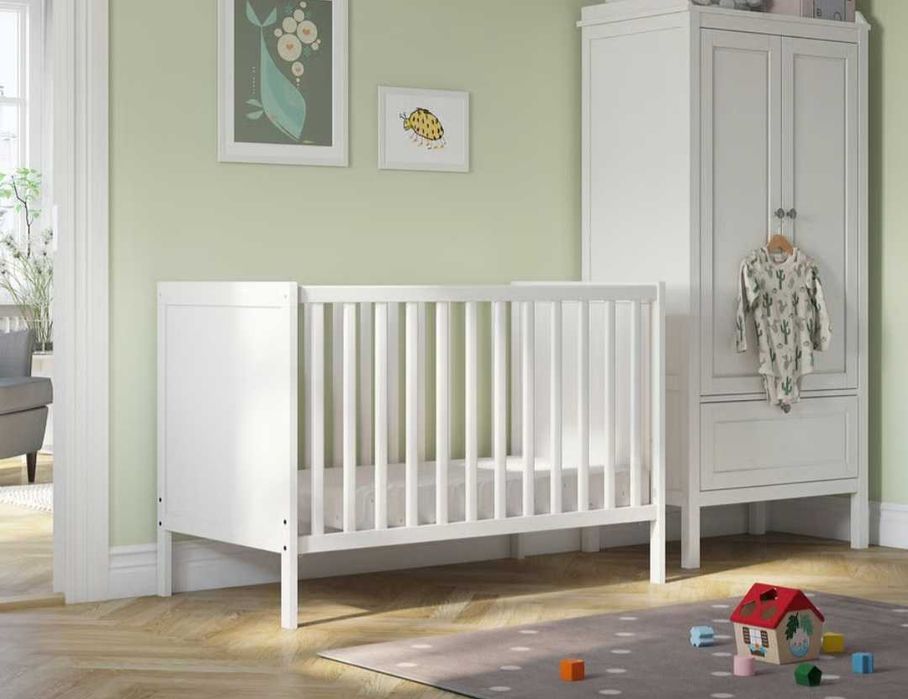 Berço bebé branco  SUNDVIK 60x120 cm