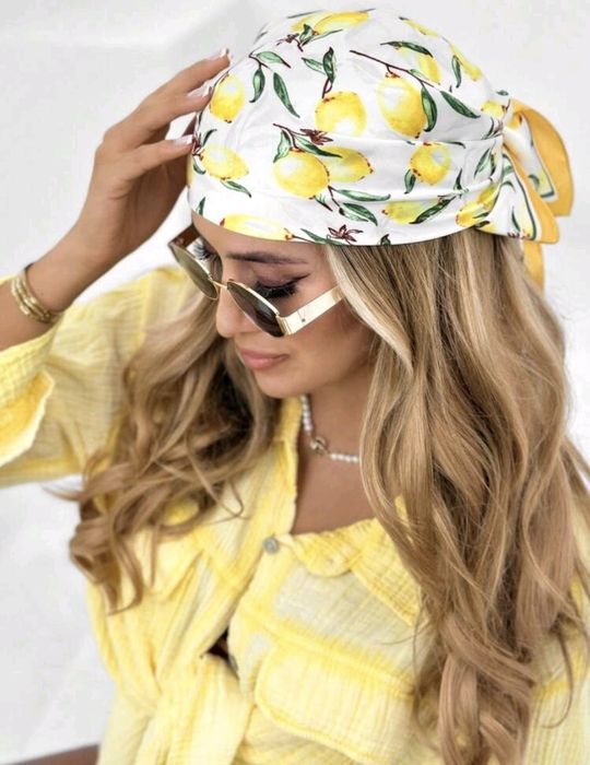 Chusta/Bandana cytryny viral