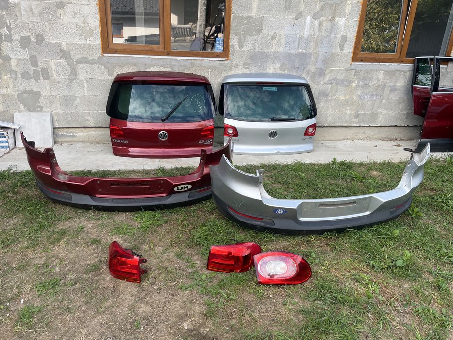 Задній бампер VW TIGUAN першої моделі тігуан від08до16року