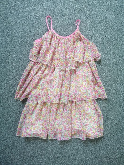 Zwiewna sukienka H&m rozm. 128