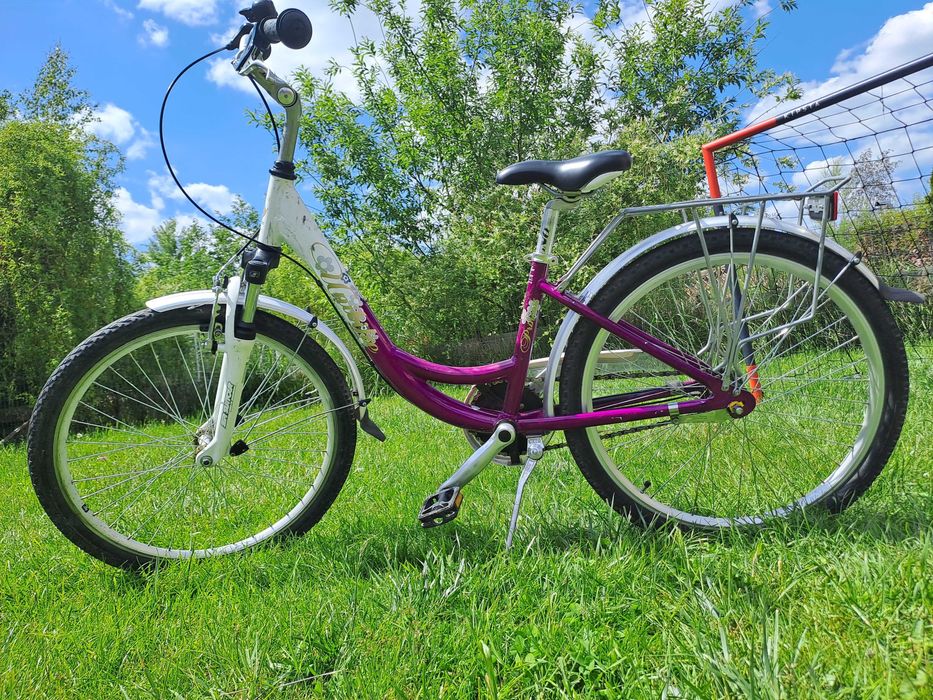 Rower junior dziewczęcy Unibike Princess 24'' rama 13