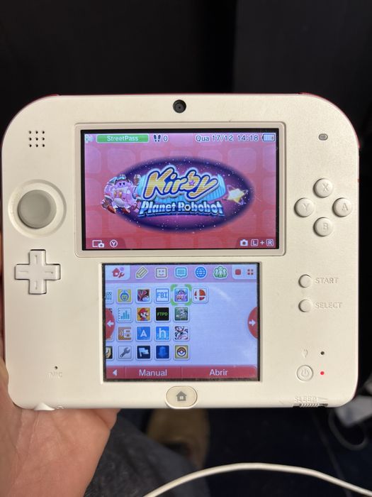 Nintendo 2DS desbloqueada com cartao sd 128gb