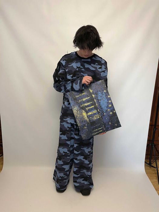 Pants Chains Patch Green Camo/black Light Balenciaga Trackpants