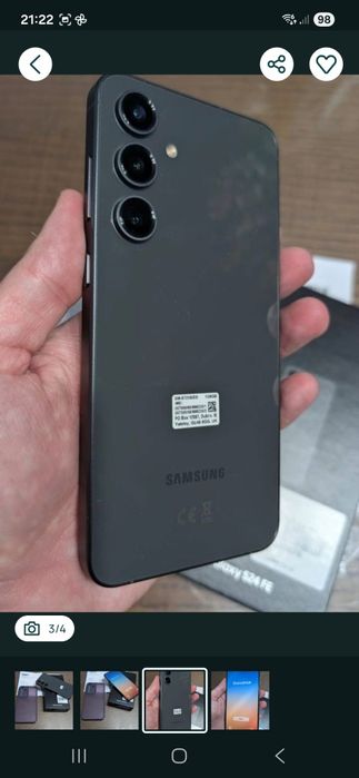 Troco/Vendo Samsung S24 FE e Samsung Watch 5