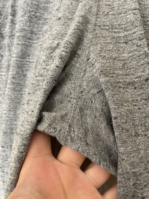 Dresy Nike S szare melanż bawełniane wysoki stan