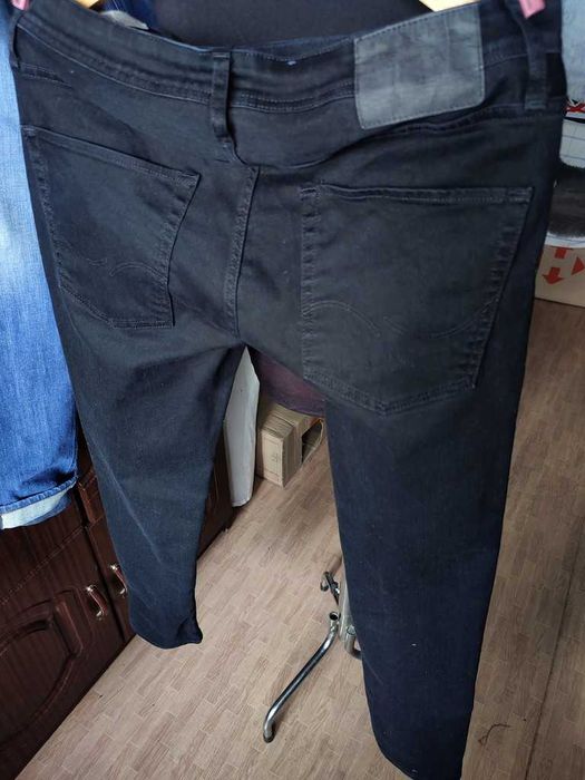 Джинсы Jack&jones Tim jeans Дания w32 stretch black.
