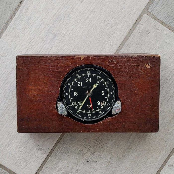 Авиационные часы 55М Суточные 24 часа СССР (на ходу)