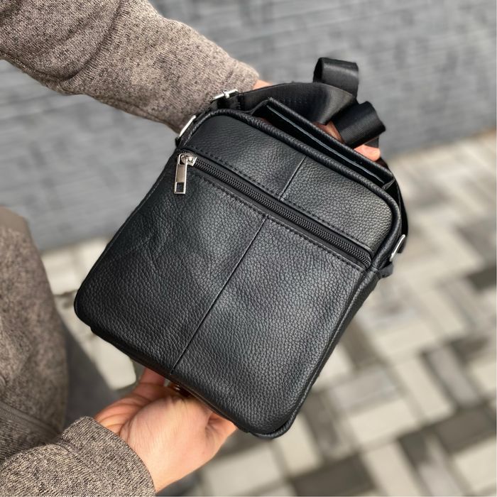Сумки з натуральної шкіри чоловічі барсетки AXIOM