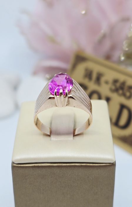 Złoty pierścionek próba 583 Używane