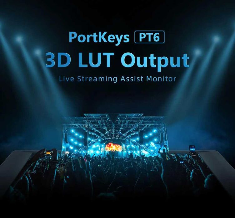 Накамерный монитор Portkeys PT6 Live Streaming Assist Monitor (PT6)