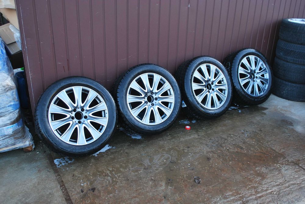 Koła 245 50 R18 5x112 Alufelgi + opony zima Mercedes GLC GLB TPMS ET41