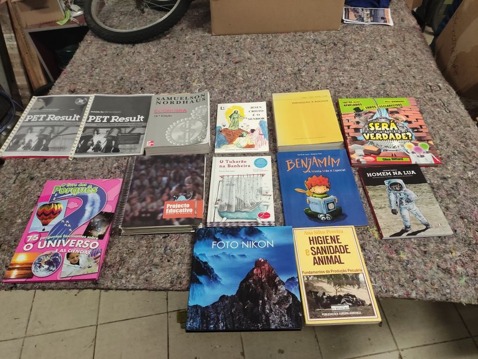 Livros infantis e para adultos