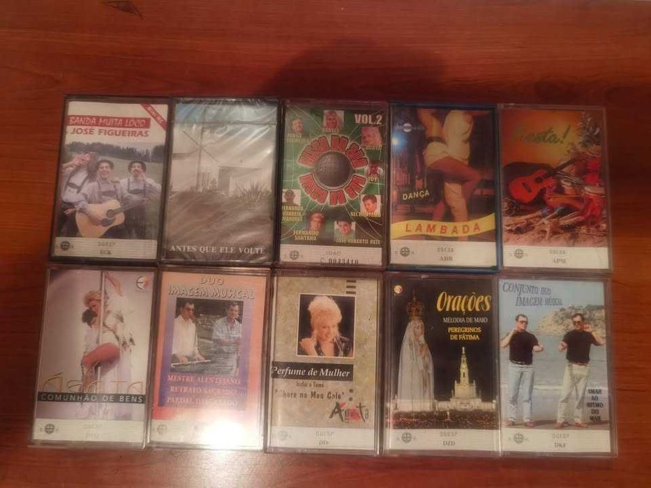 LOTE DE 77 Cassetes de Musica Portuguesa Originais