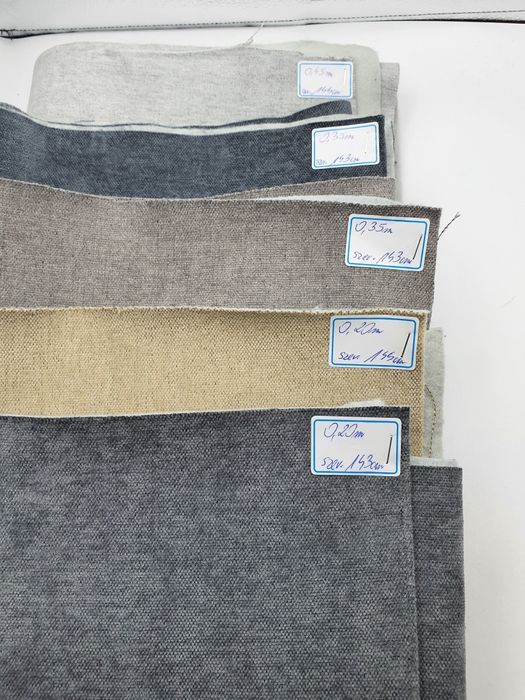 Tkanina obiciowa zestaw 5 kuponów-1,55 m.