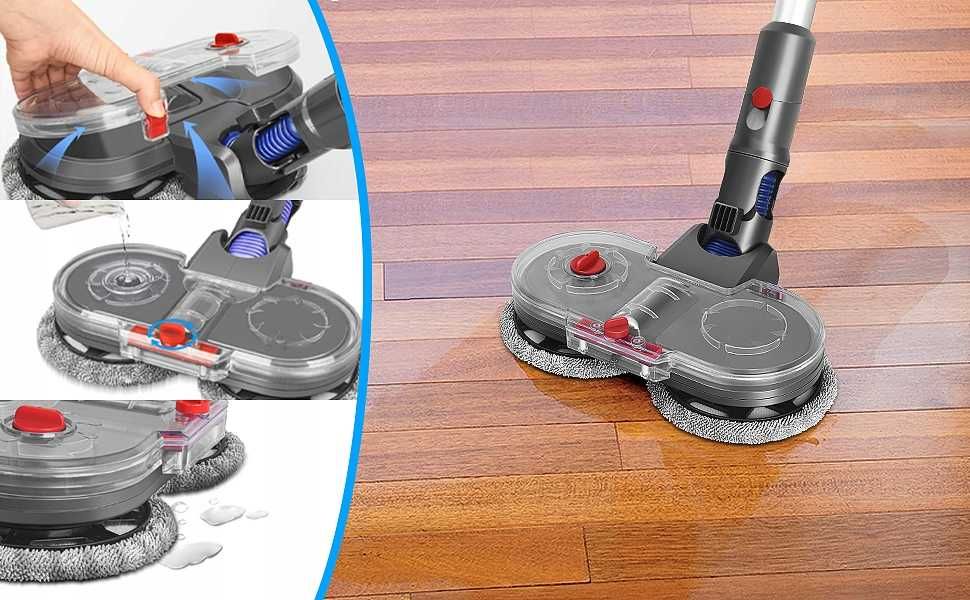 Mop do Dyson V10 V11 V15 Slim + 6 x ściereczki