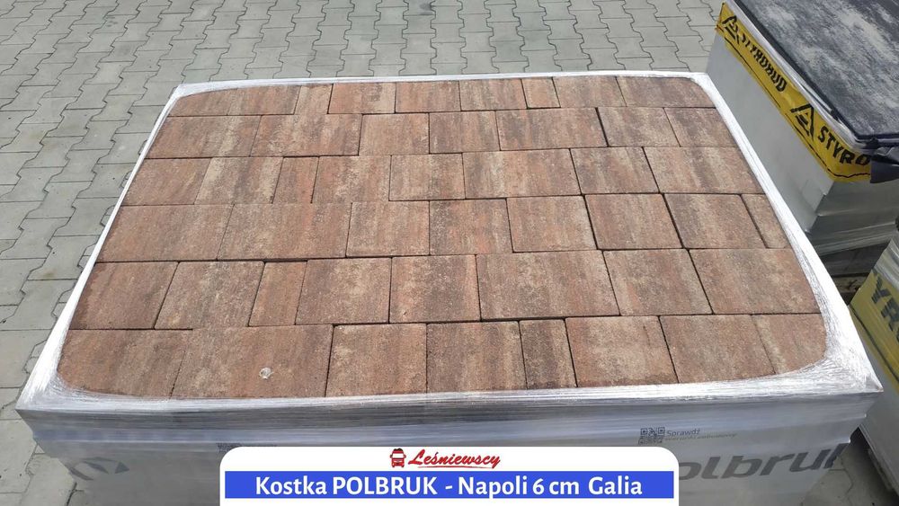 Kostka brukowa POLBRUK-Napoli 6 cm Galia kostka betonowa na podjazd