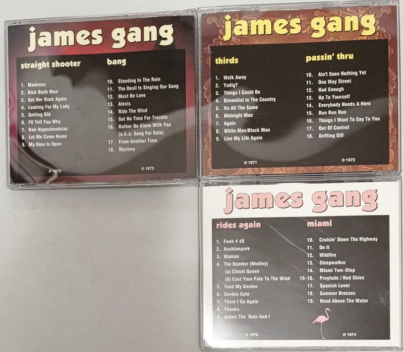 3 CD 6 Album James Gang